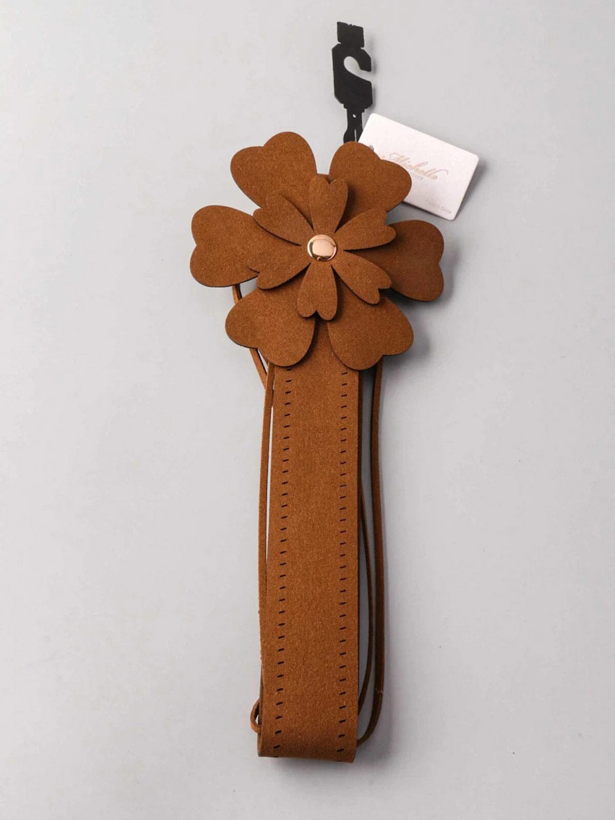 Fashion Flower Buckle Waist Belt