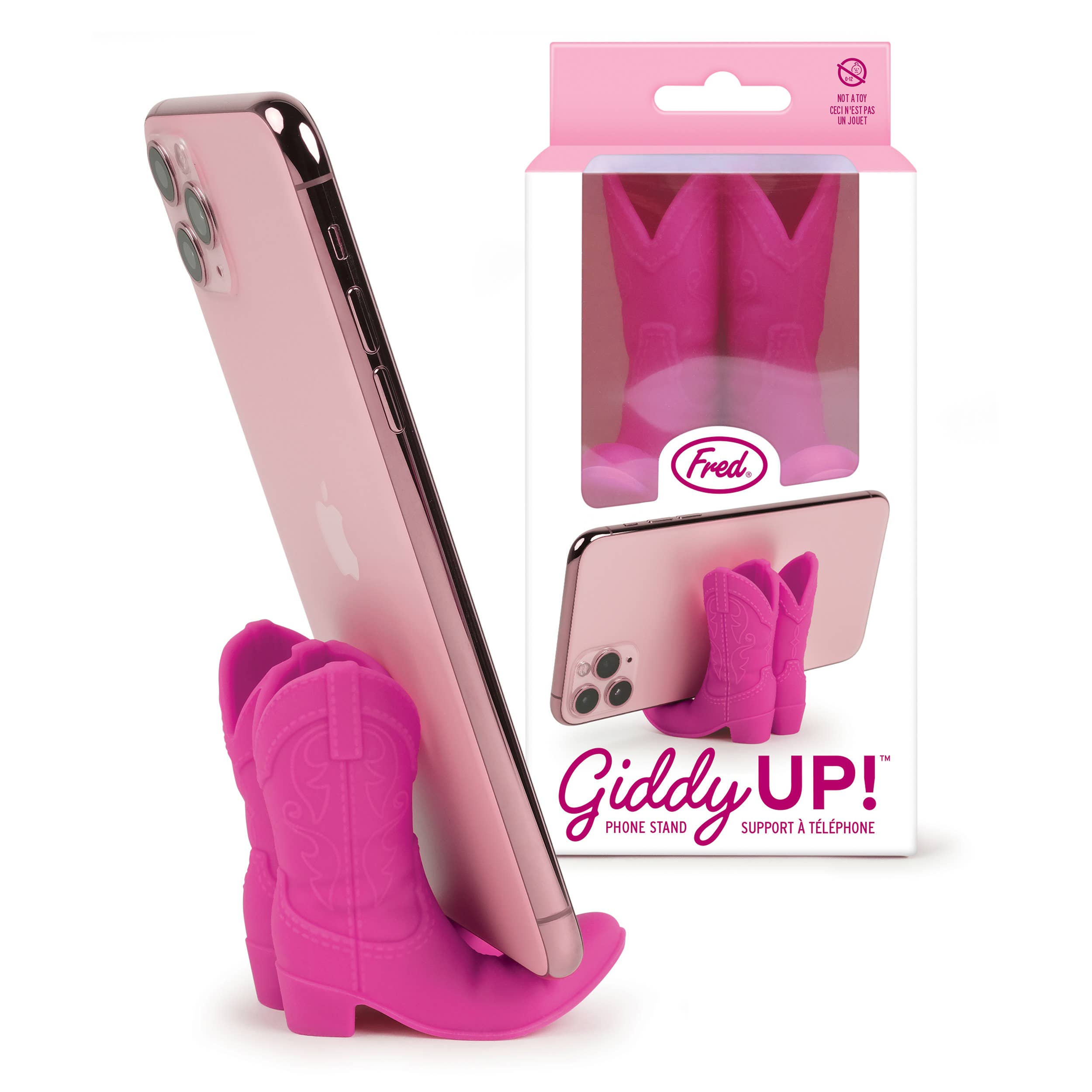 Fred & Friends Giddy Up Cowboy Boot Phone Stand boho clothing, festival outfit, hippie style apparel | Elevated Hippie