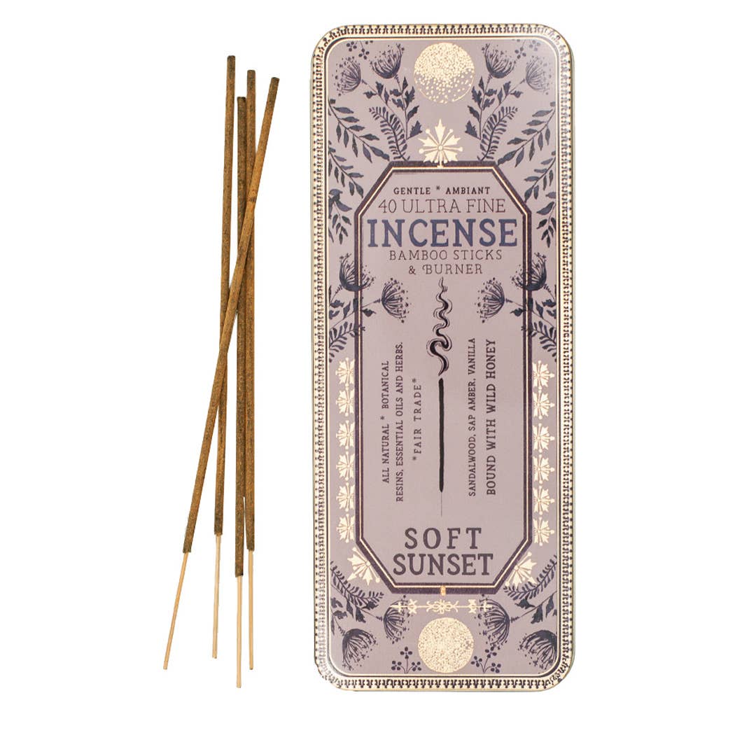 Soft Sunset 40 Stick Premium Incense boho clothing, festival outfit, hippie style apparel | Elevated Hippie