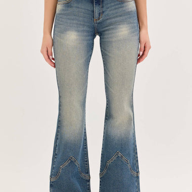 Mid Rise Western Super Flare Tinted - The Elevated Hippie