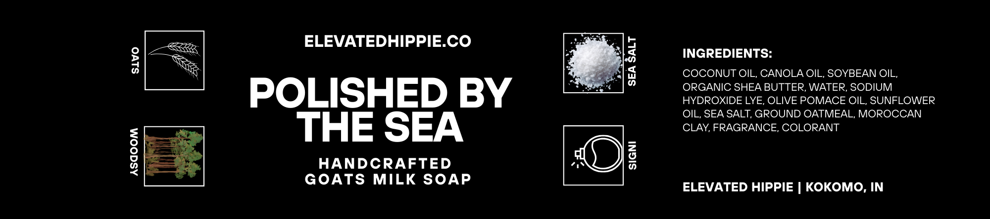 Elevated Hippie Goats Milk Bar Soap- GMS boho clothing, festival outfit, hippie style apparel | Elevated Hippie