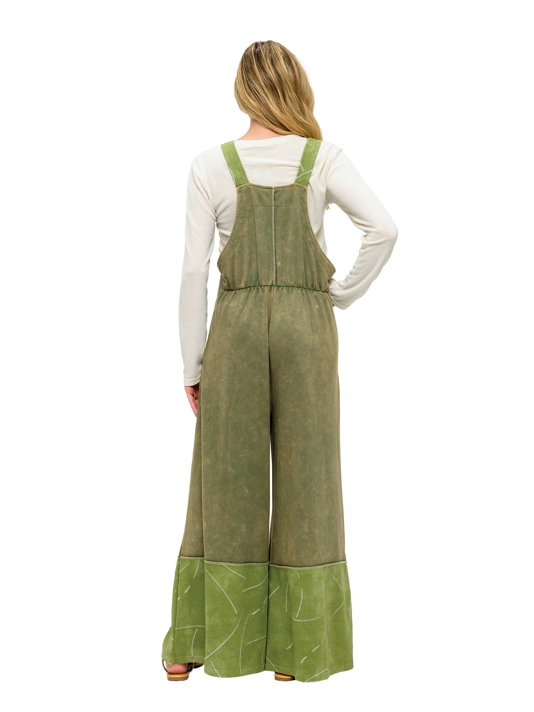 Yak & Yeti - Overall Hippie Stonewashed Patchwork boho clothing, festival outfit, hippie style apparel | Elevated Hippie