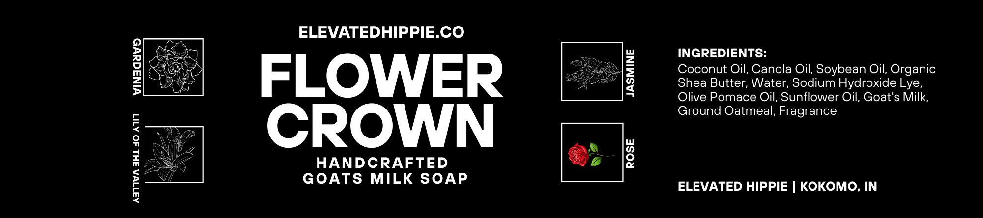 Elevated Hippie Goats Milk Bar Soap- GMS boho clothing, festival outfit, hippie style apparel | Elevated Hippie