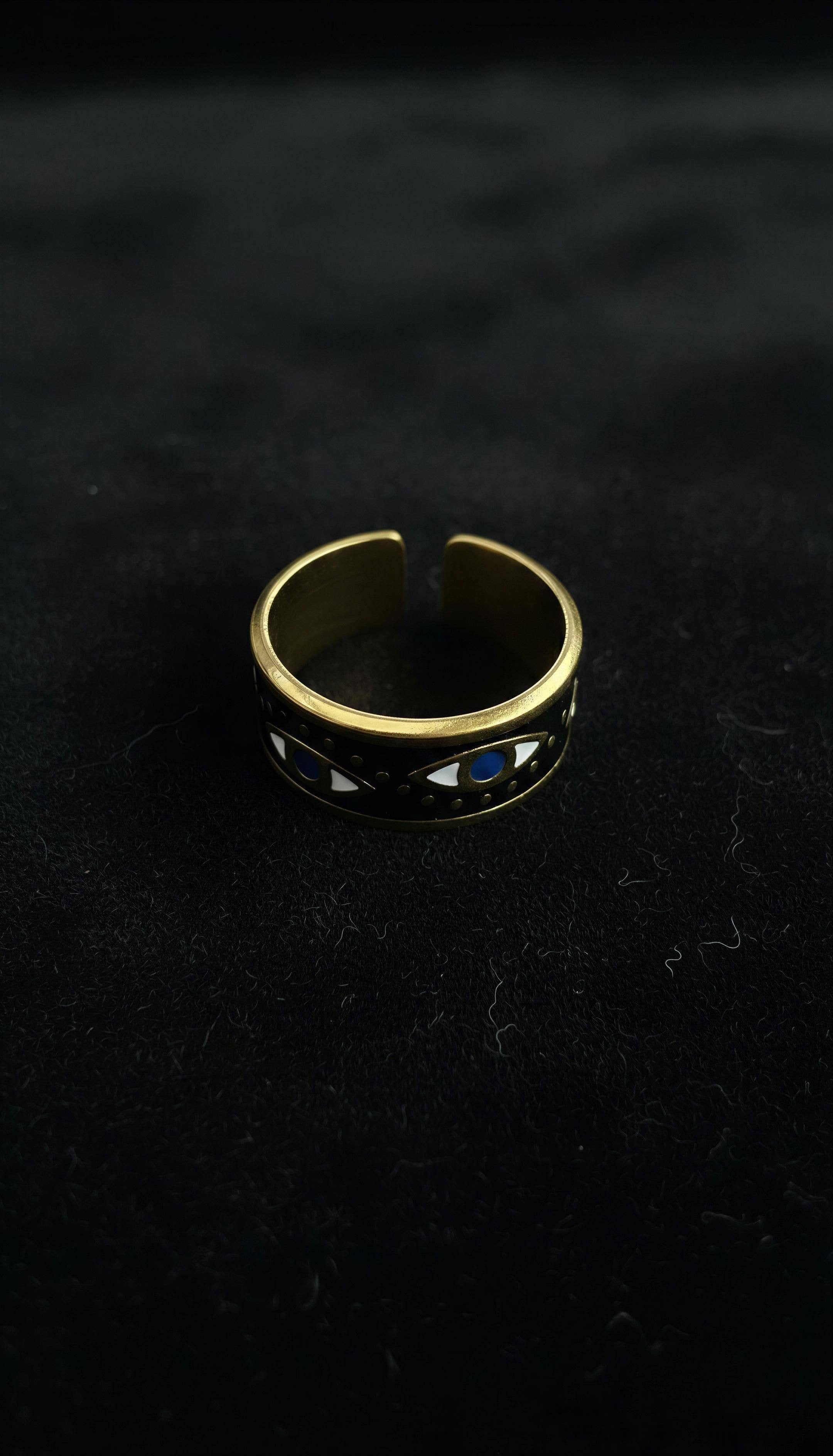 Midnight Oracle Adjustable Ring boho clothing, festival outfit, hippie style apparel | Elevated Hippie