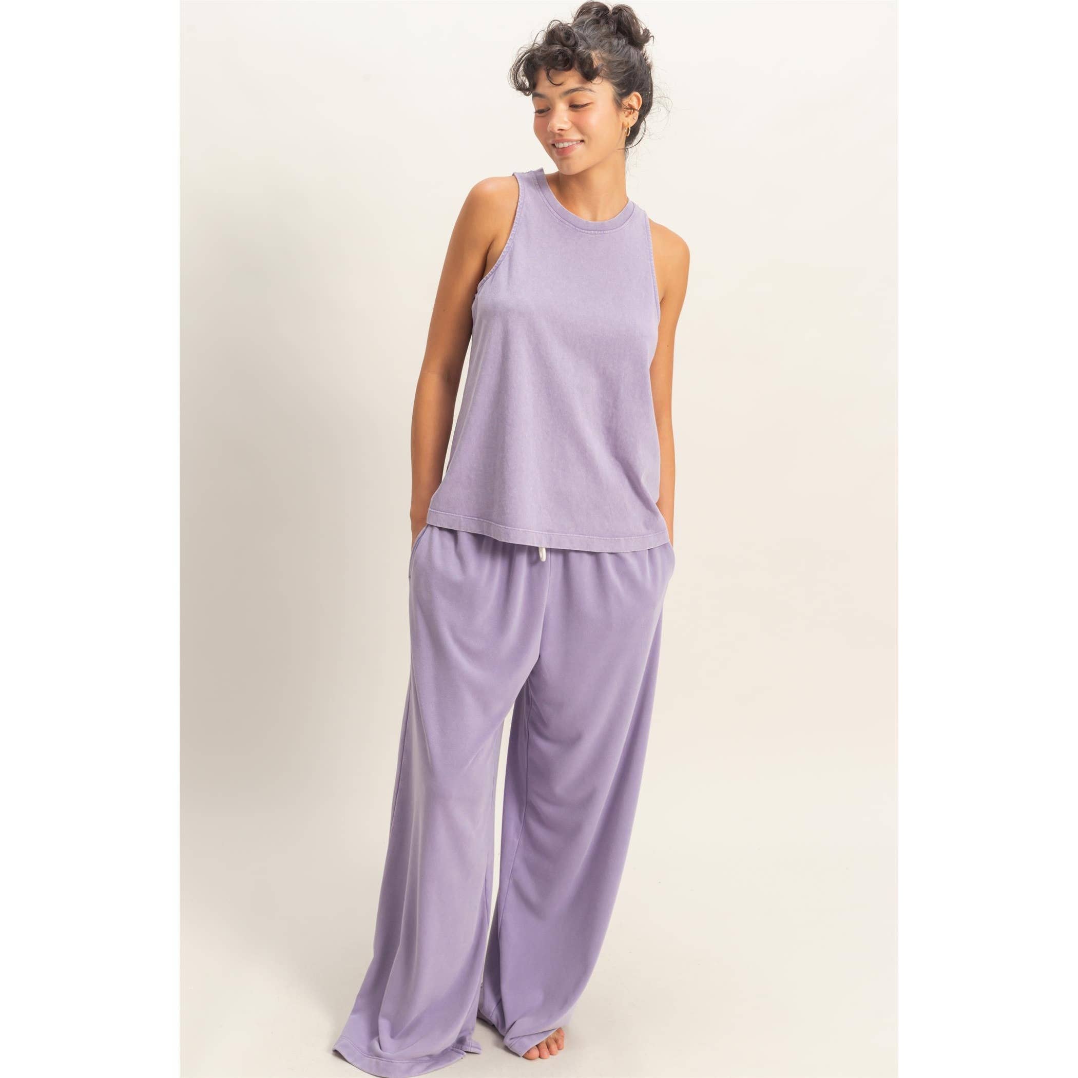 Mineral Washed Sleeveless Top boho clothing, festival outfit, hippie style apparel | Elevated Hippie