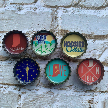Indiana Magnets - Handmade & Eco-friendly - The Elevated Hippie