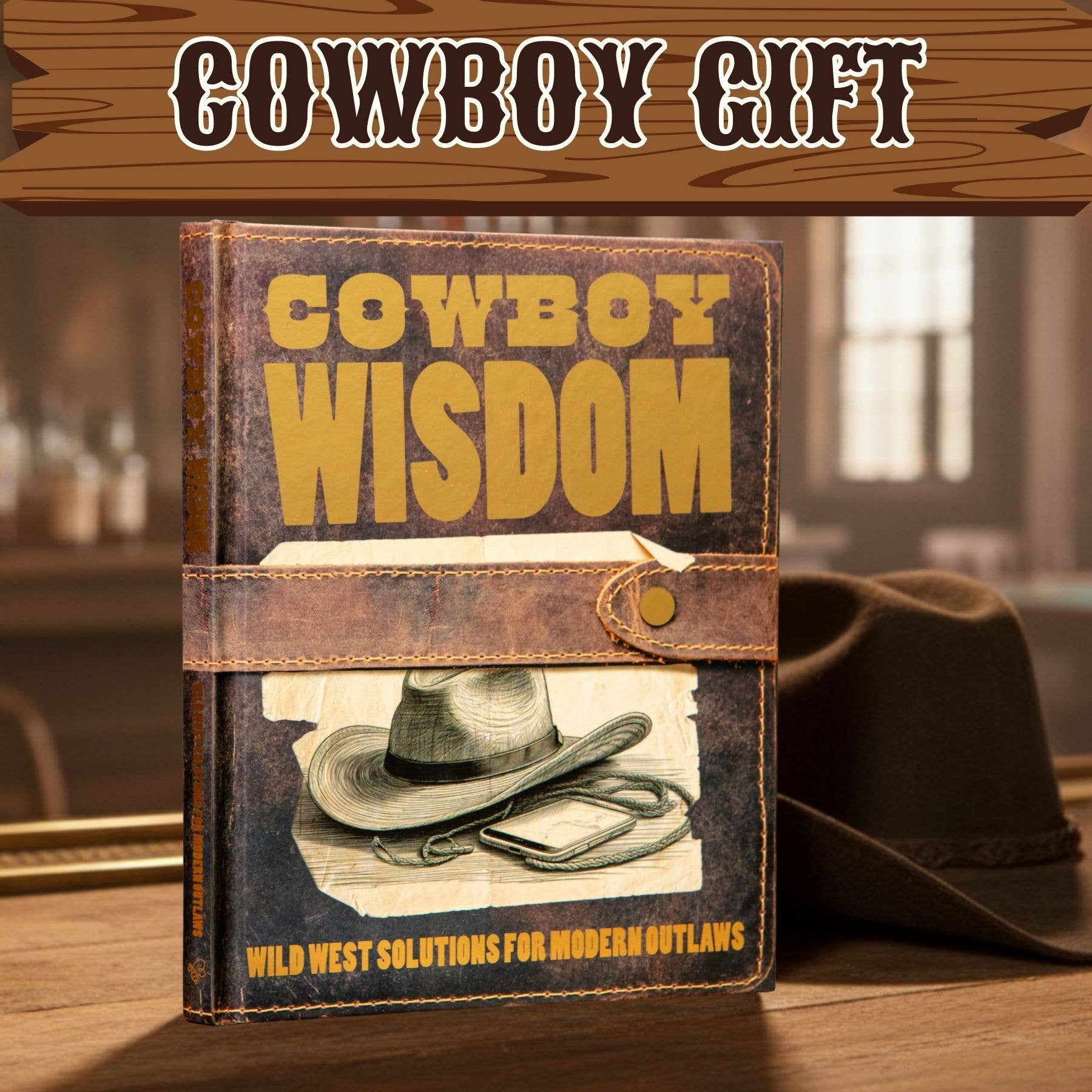 Cowboy Wisdom Gift Book: Wild West Solutions boho clothing, festival outfit, hippie style apparel | Elevated Hippie