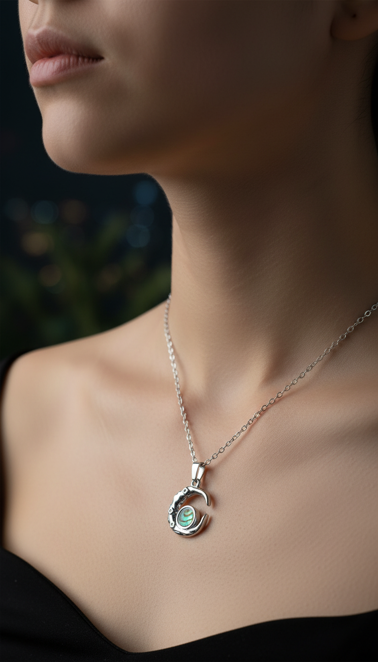 Held by the Moon Necklace boho clothing, festival outfit, hippie style apparel | Elevated Hippie