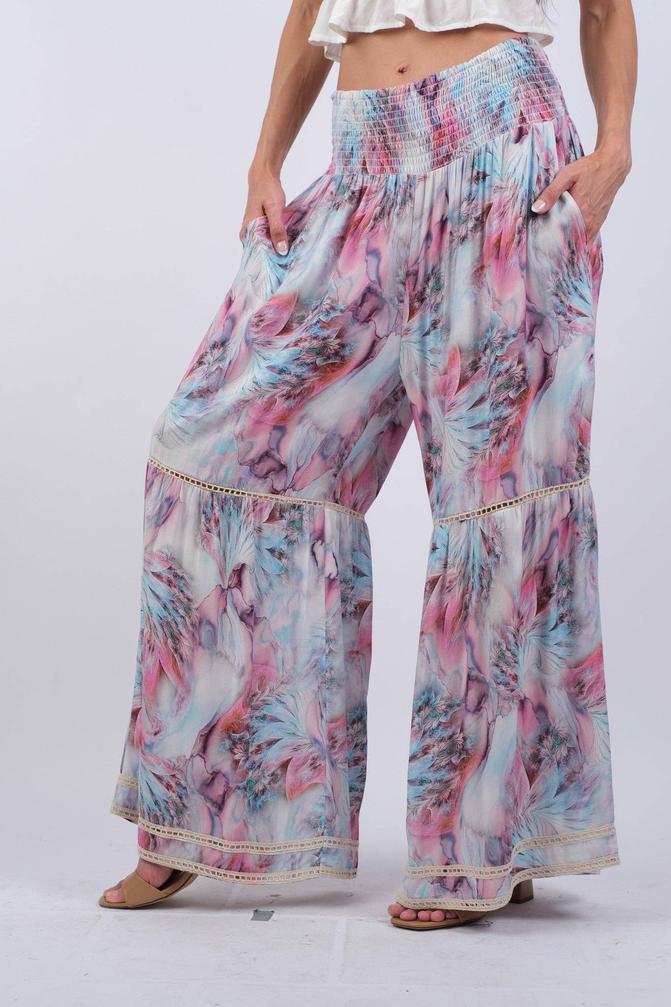 Boho Carnival Flared Pants boho clothing, festival outfit, hippie style apparel | Elevated Hippie