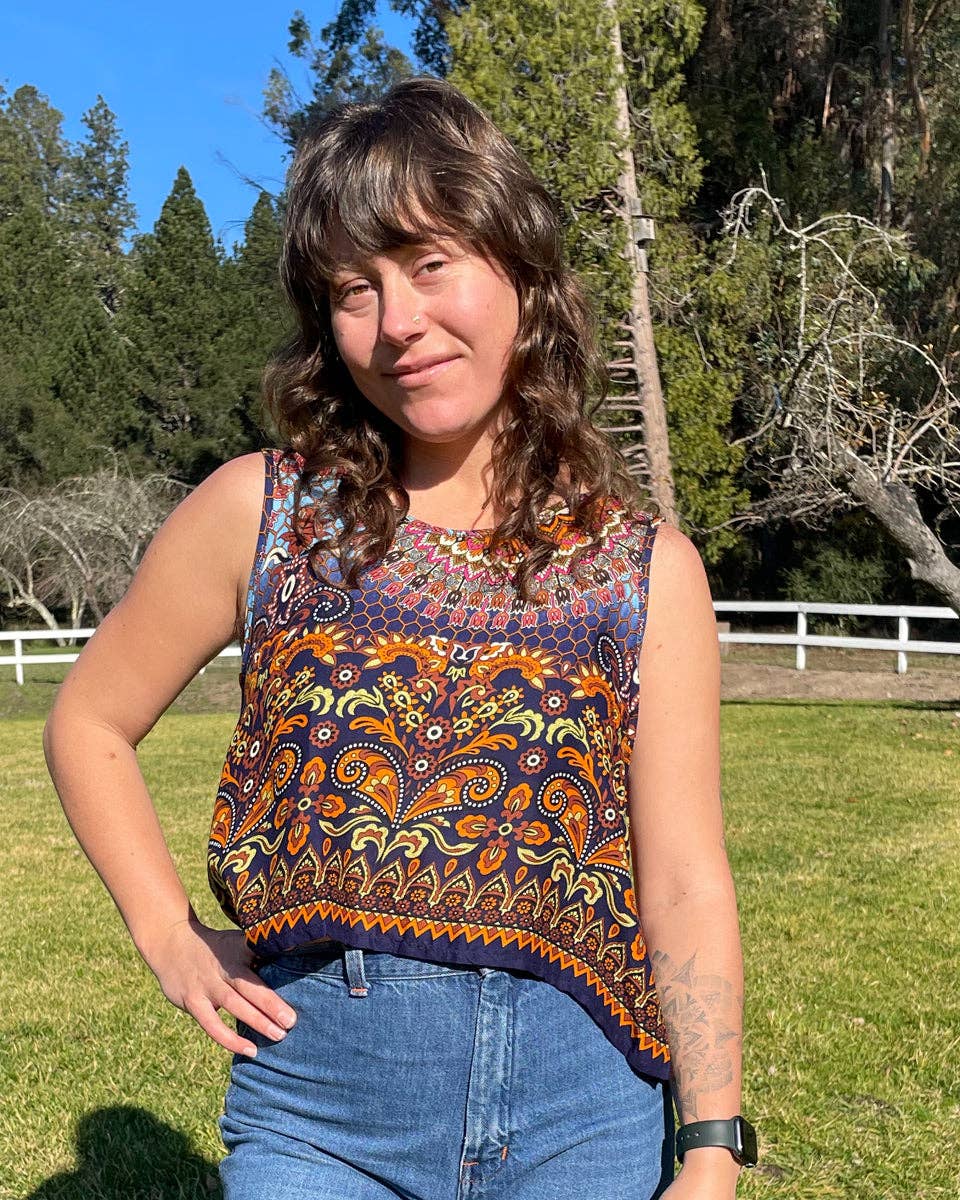 Shiva Mandala Tank Top boho clothing, festival outfit, hippie style apparel | Elevated Hippie