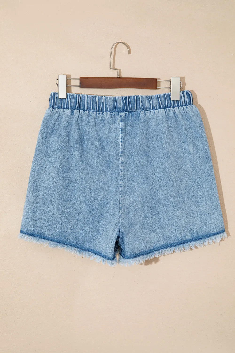 Myosotis Acid Wash Denim Shorts boho clothing, festival outfit, hippie style apparel | Elevated Hippie