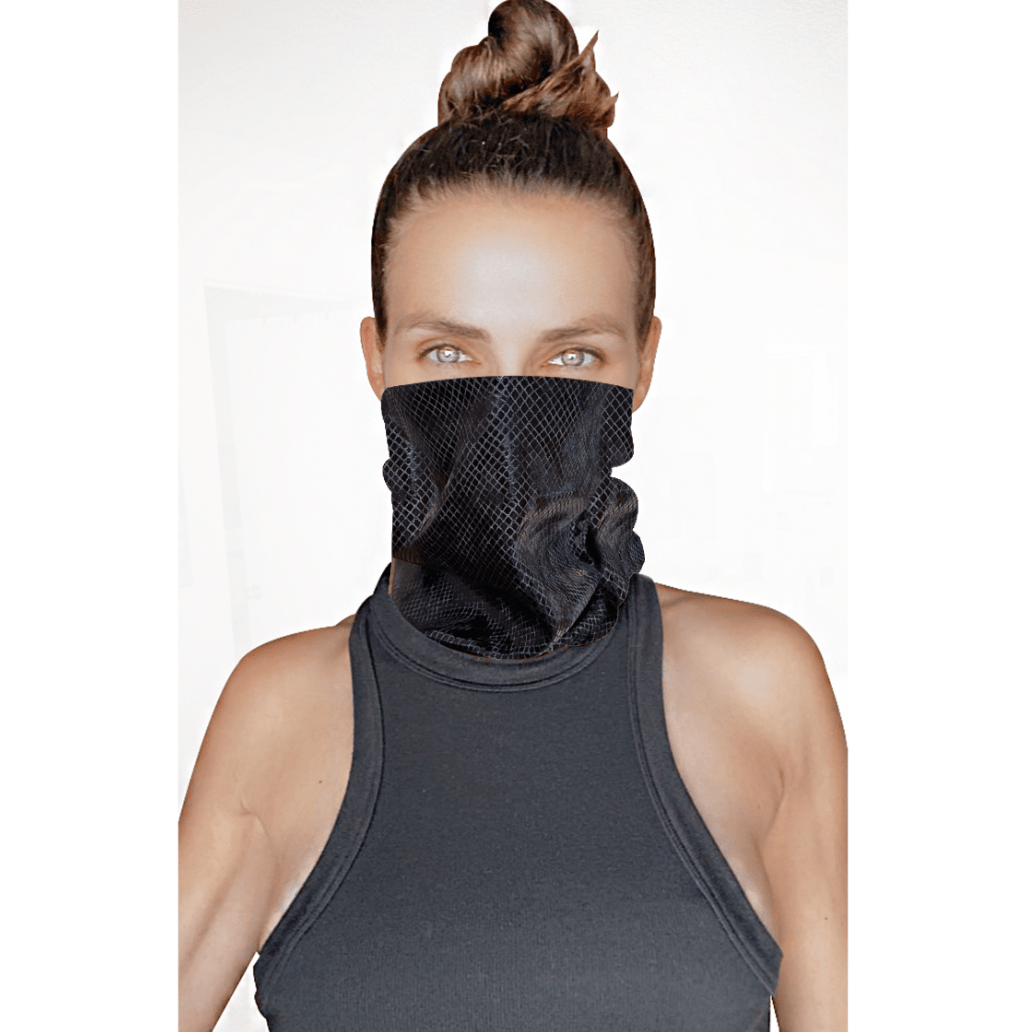 King Cobra Black Sexy Necksie Face Covering boho clothing, festival outfit, hippie style apparel | Elevated Hippie