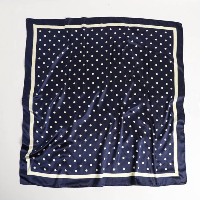 LARGE POLKA DOT PRINT BANDANA SCARF | 40SC694 boho clothing, festival outfit, hippie style apparel | Elevated Hippie