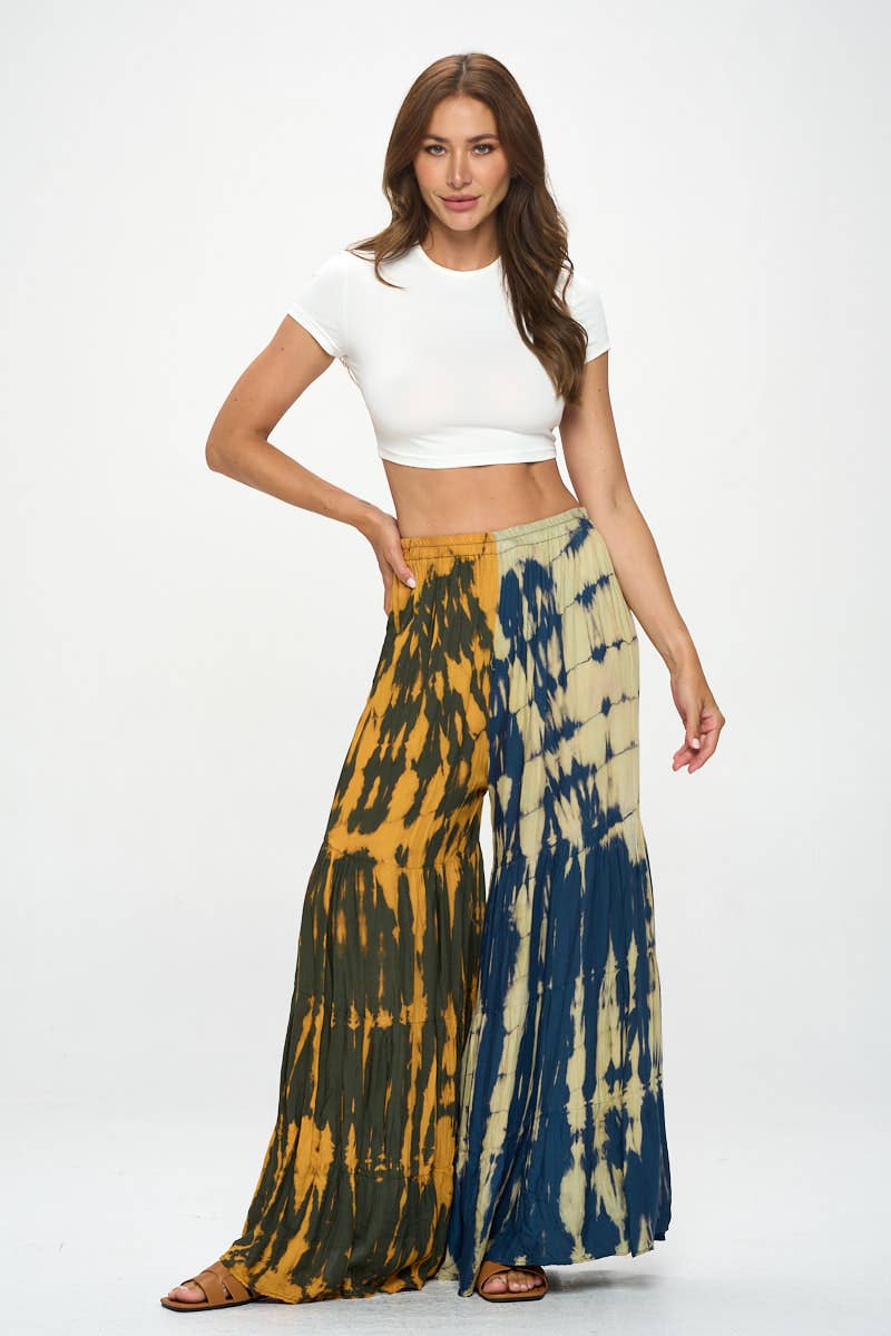 Tie-Dye Pants (TH-1810) boho clothing, festival outfit, hippie style apparel | Elevated Hippie