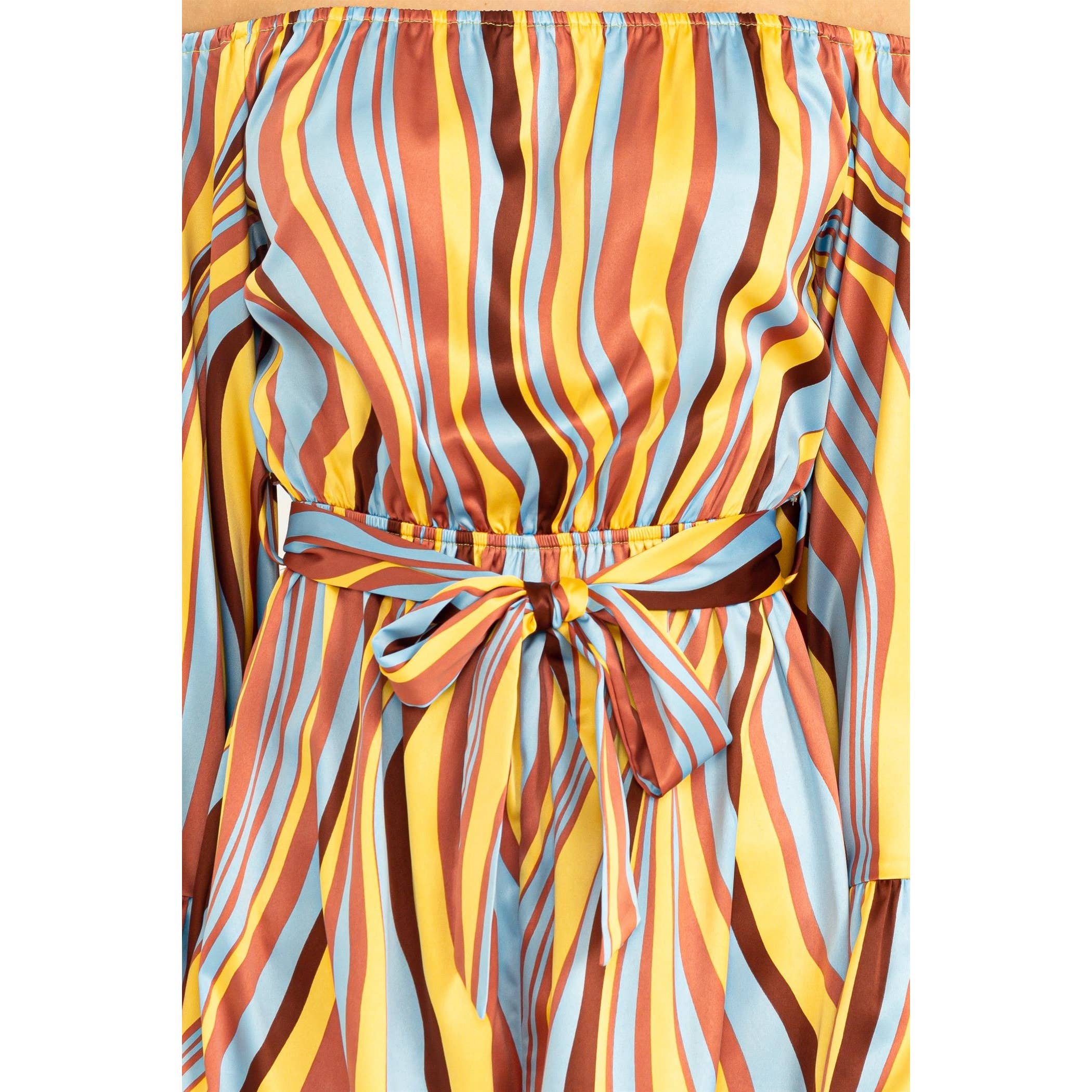 Lover Swirl-Print Tie-Front Romper boho clothing, festival outfit, hippie style apparel | Elevated Hippie