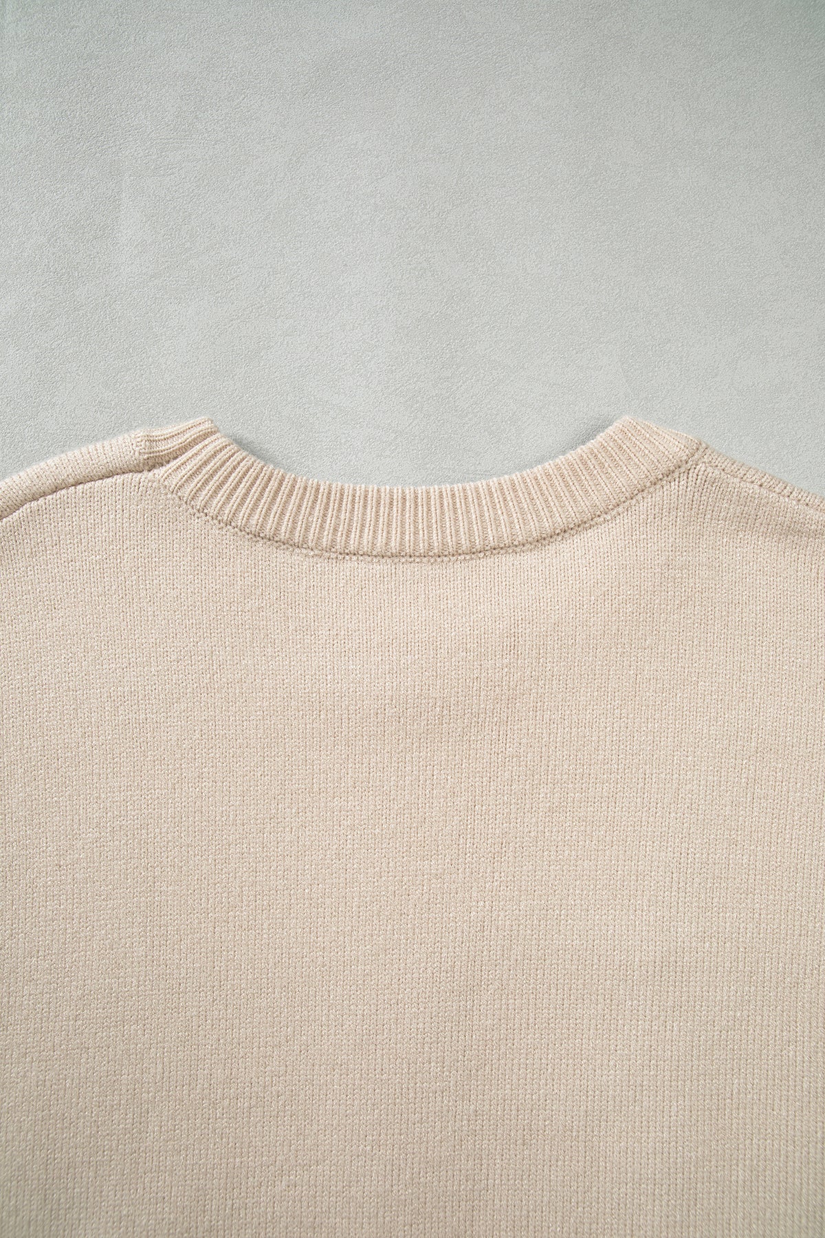 Parchment Floral Puff Sleeve Sweater Dress