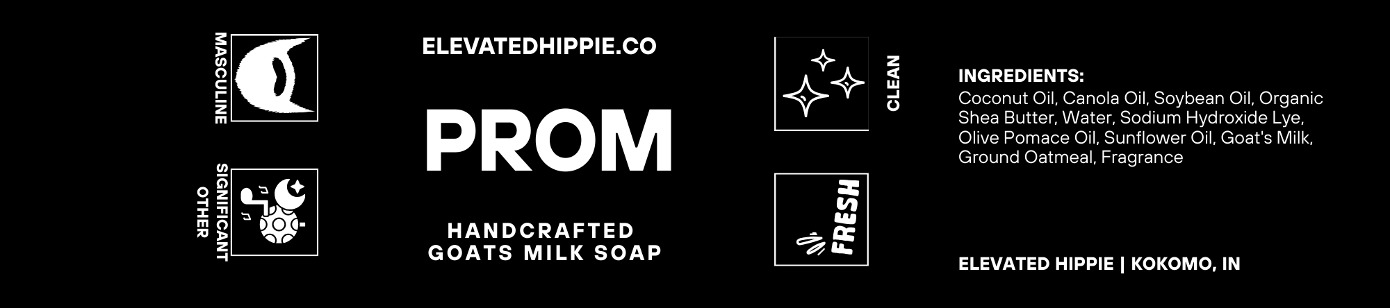 Elevated Hippie Goats Milk Bar Soap- GMS boho clothing, festival outfit, hippie style apparel | Elevated Hippie