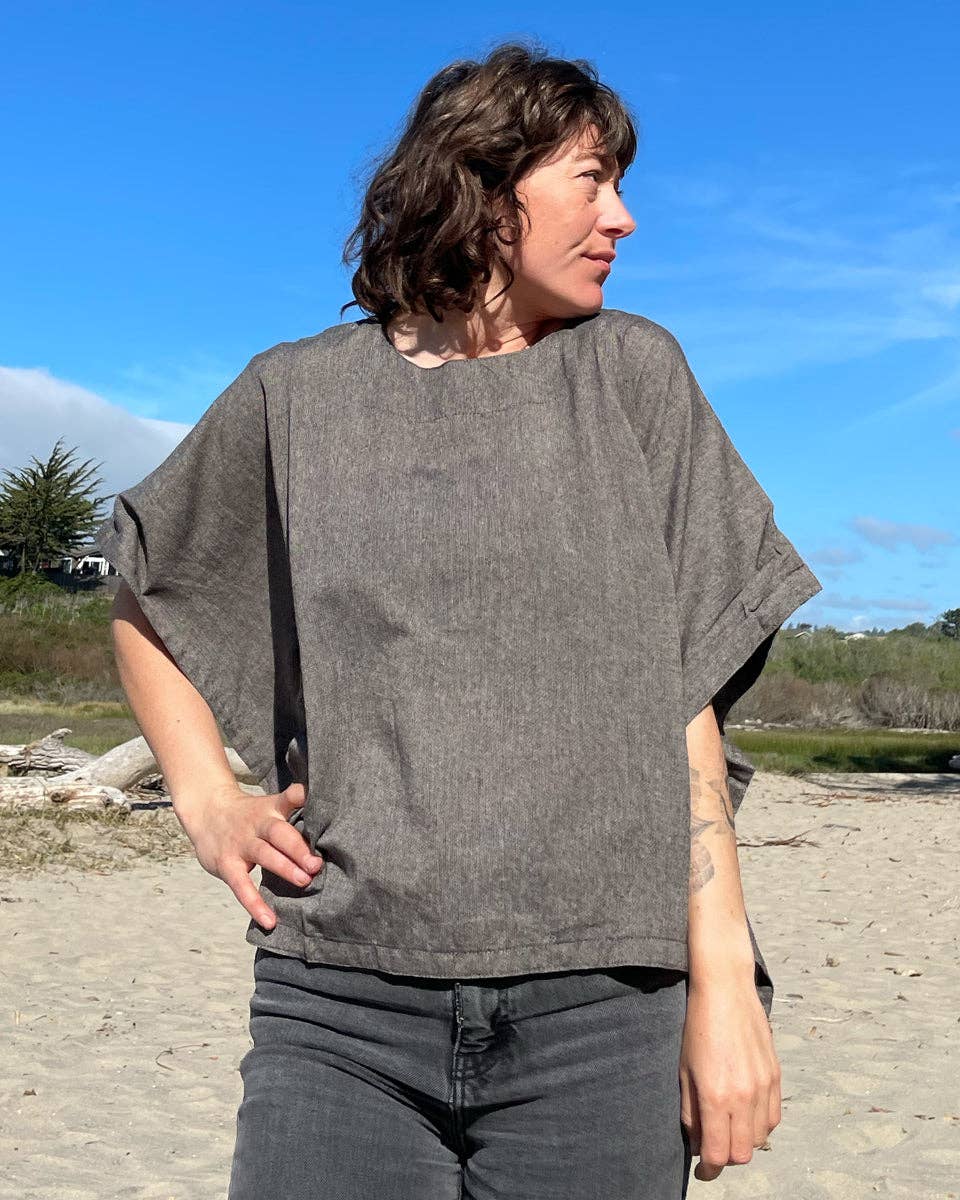 Solid Cotton Box Top boho clothing, festival outfit, hippie style apparel | Elevated Hippie