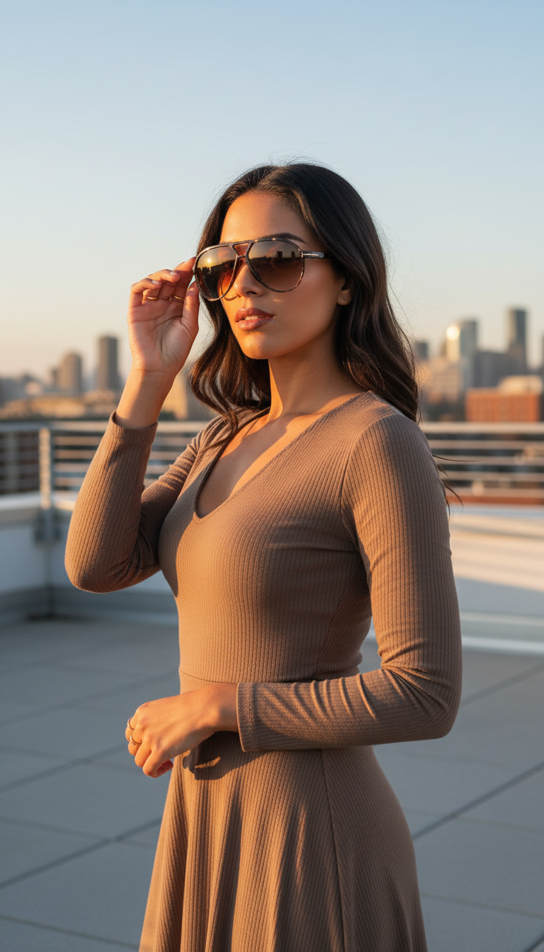Golden Hour Drive Aviator Sunglasses boho clothing, festival outfit, hippie style apparel | Elevated Hippie