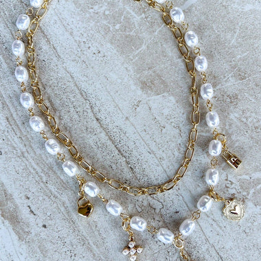 2 Layer Charm Necklace - The Elevated Hippie