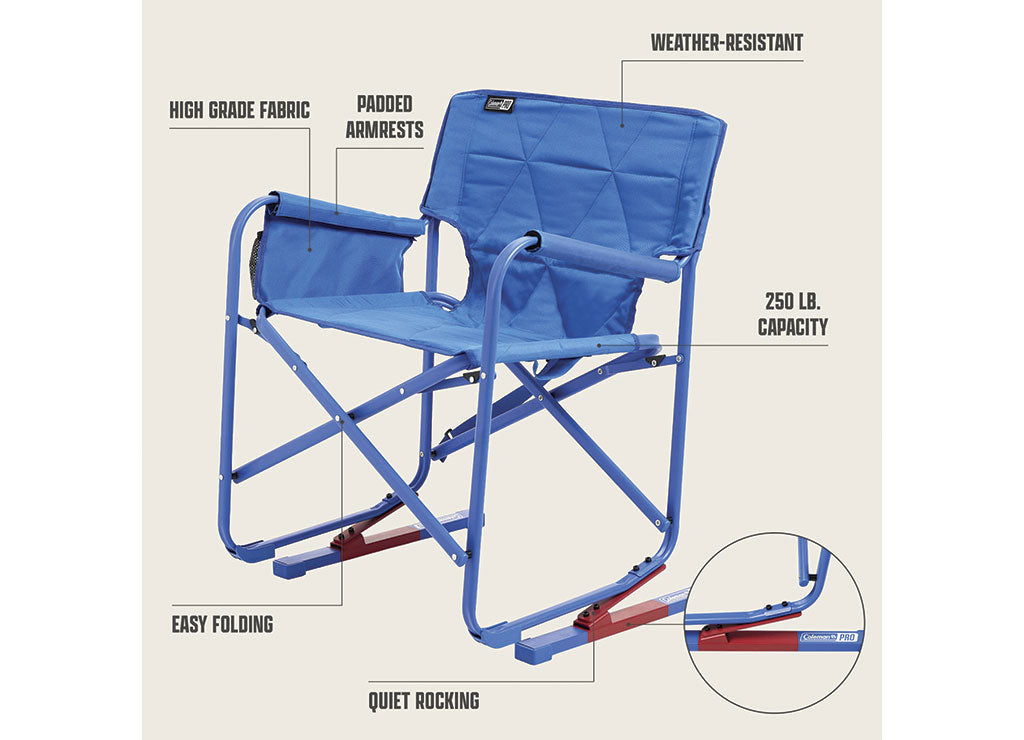 Coleman Sideliner PRO Rocker Chair-neptune - image 2