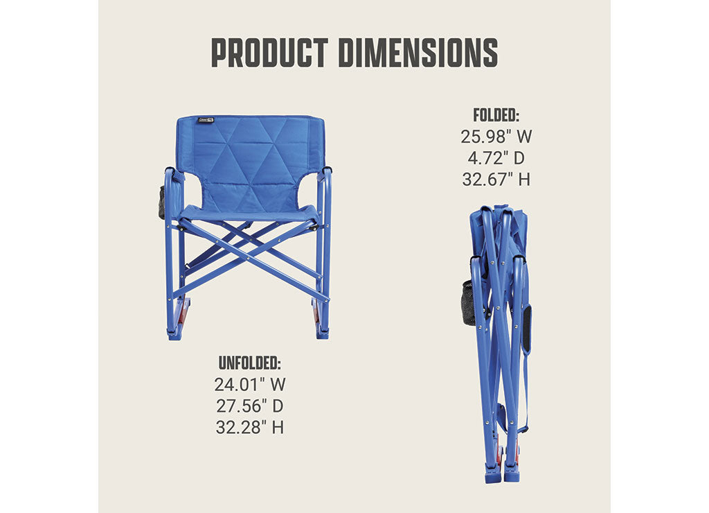 Coleman Sideliner PRO Rocker Chair-neptune - image 1