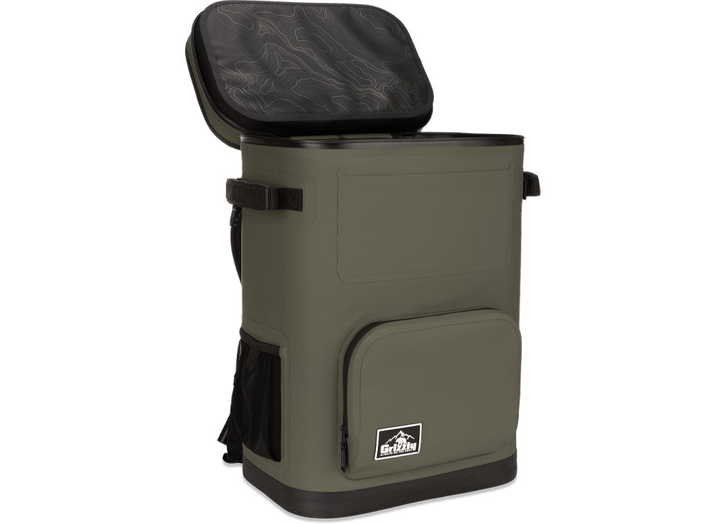 Grizzly Coolers Drifter Cooler Backpack 24 Lunar Green - image 4