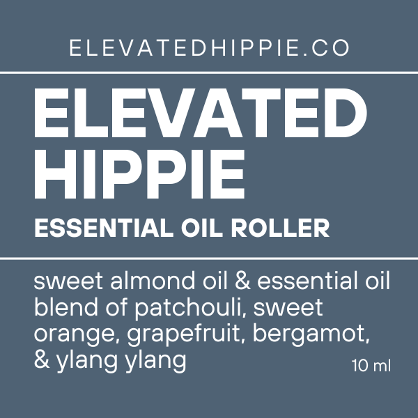 Elevated Hippie Essential Oil Roller – Patchouli, Citrus & Ylang Ylang (10ml) boho clothing, festival outfit, hippie style apparel | Elevated Hippie