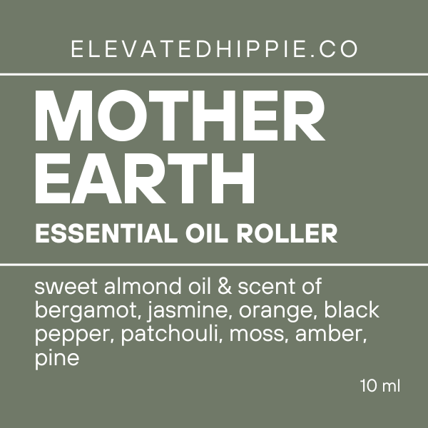 Mother Earth Essential Oil Roller – Bergamot, Jasmine, Patchouli & Pine (10ml) boho clothing, festival outfit, hippie style apparel | Elevated Hippie