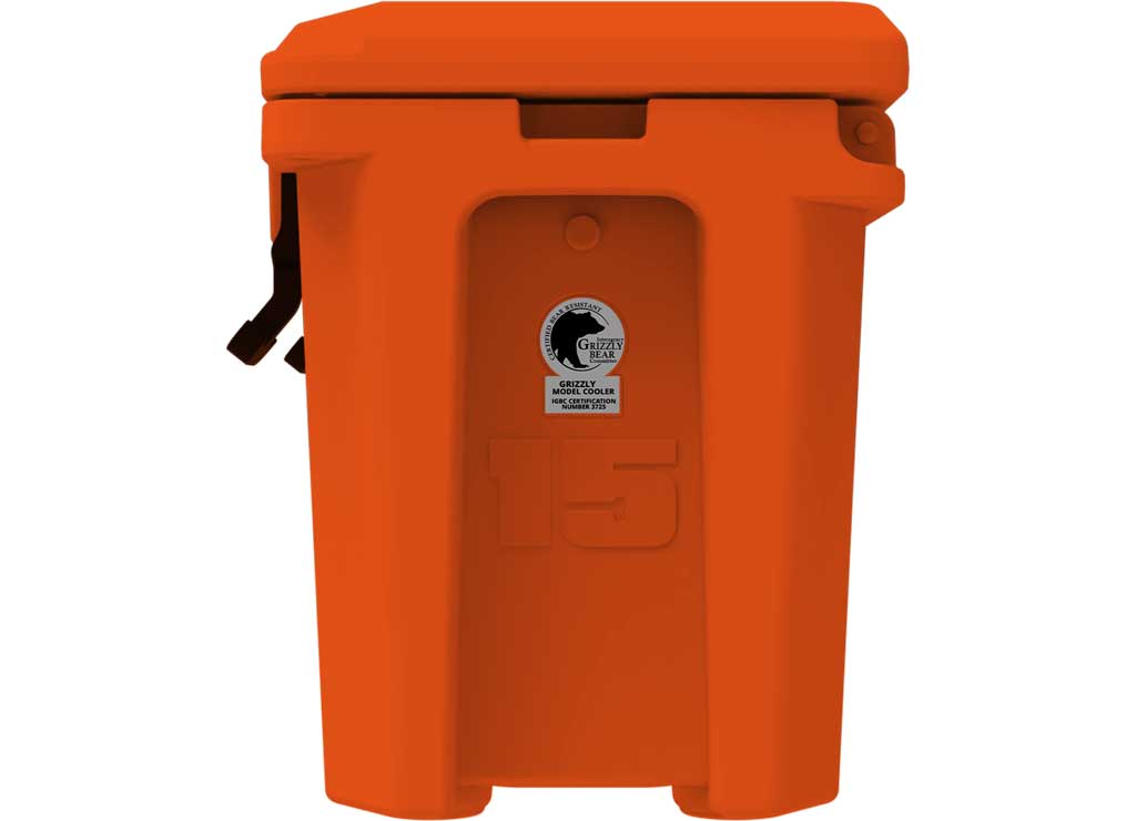 Grizzly Coolers Grizzly 15 QT Cooler Orange - image 1