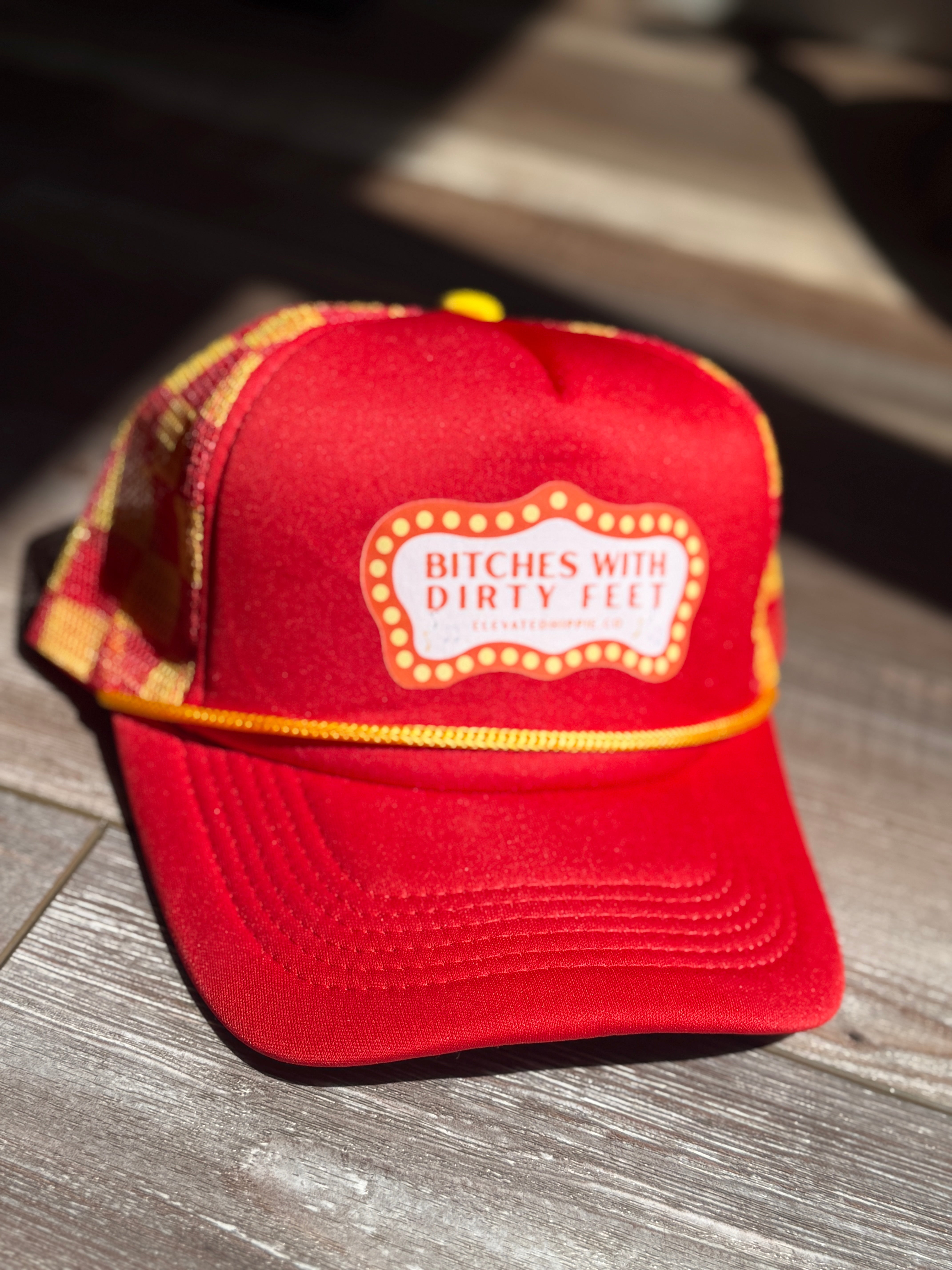 Inappropriate Trucker Hats boho clothing, festival outfit, hippie style apparel | Elevated Hippie
