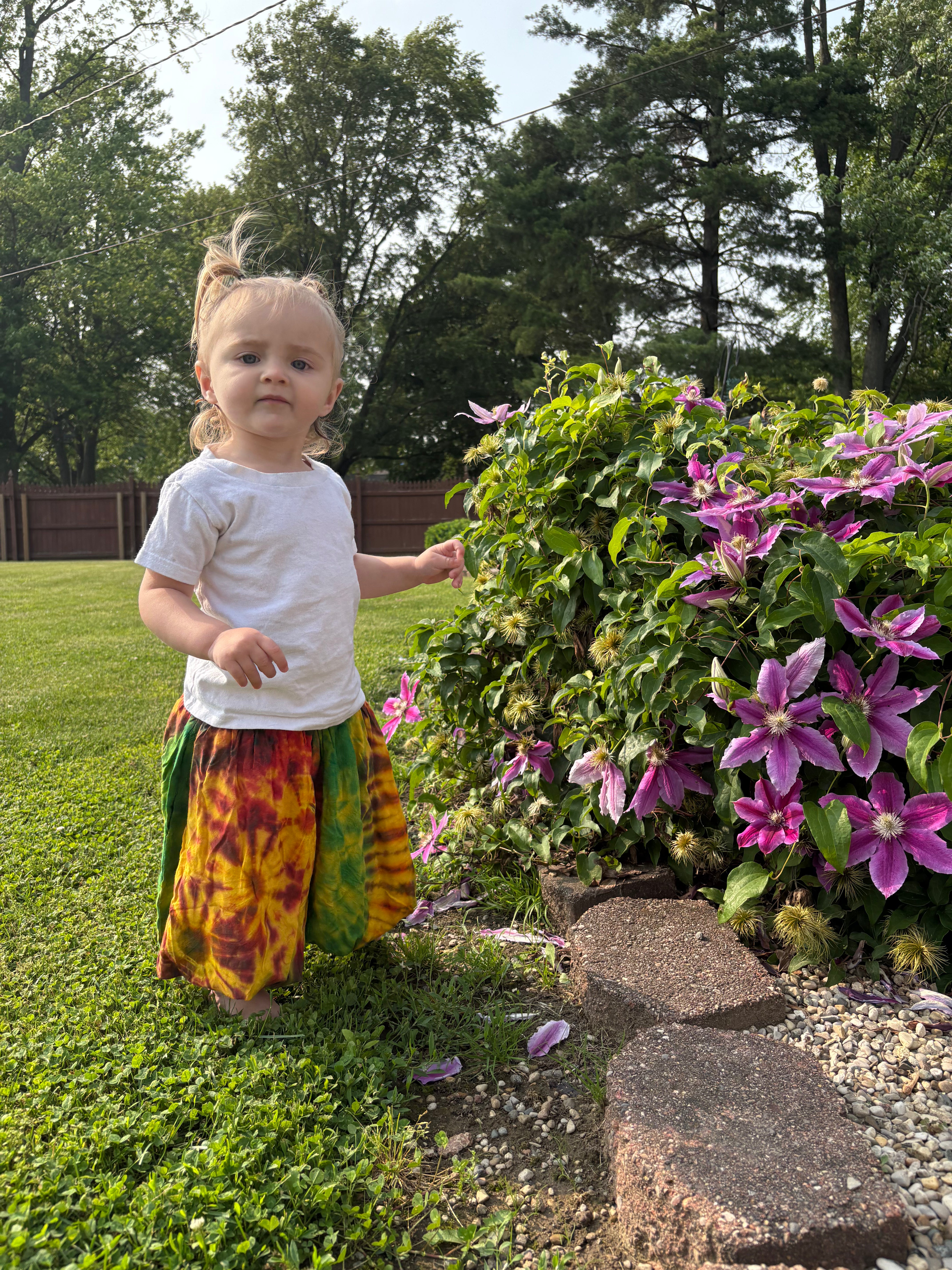 Handmade Kids Tie Dye Festival Pants – Newborn to Youth 14 – Boho Hippie Style - The Elevated Hippie