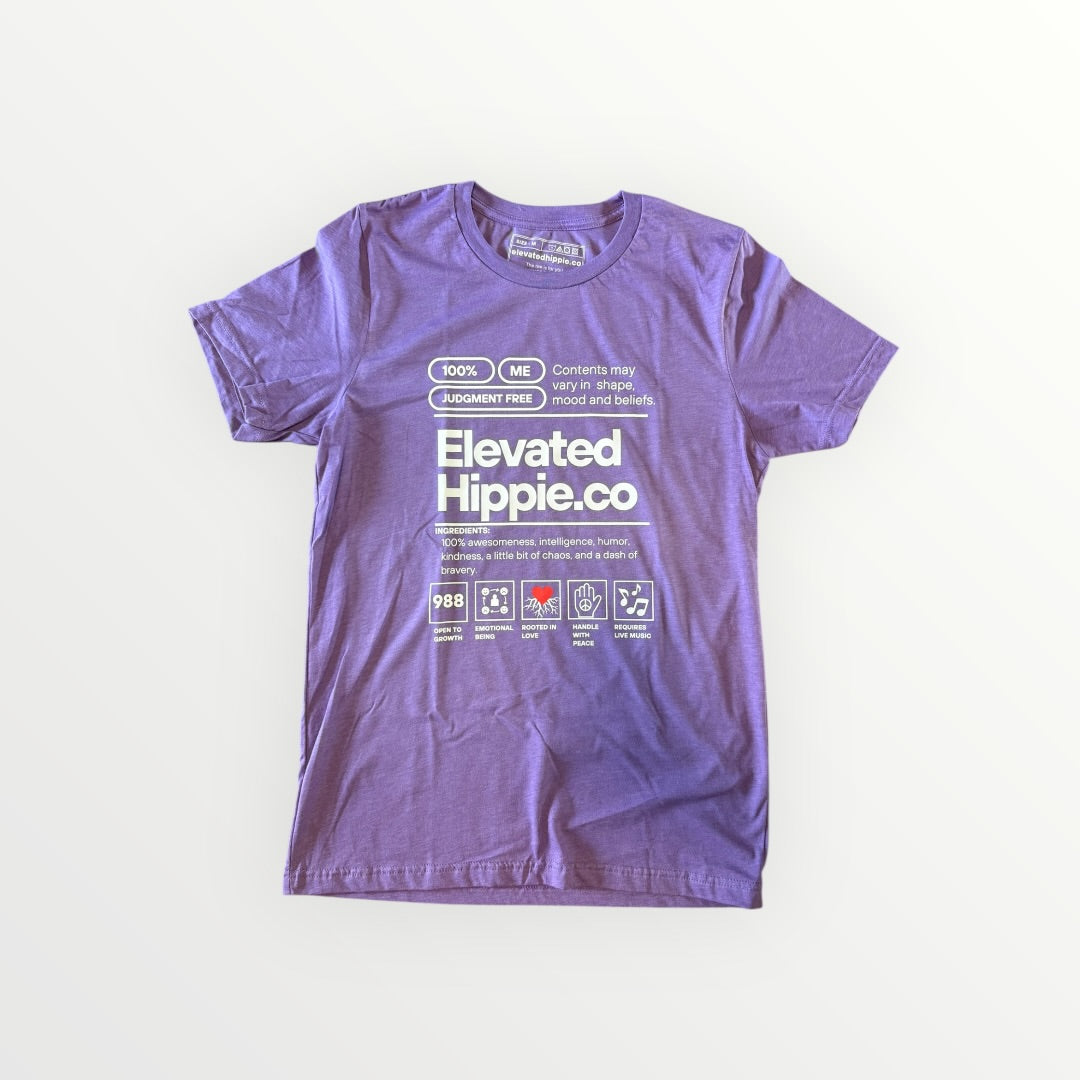 100% Judgment-Free – Elevated Hippie OG Mantra Tee (Unisex) boho clothing, festival outfit, hippie style apparel | Elevated Hippie