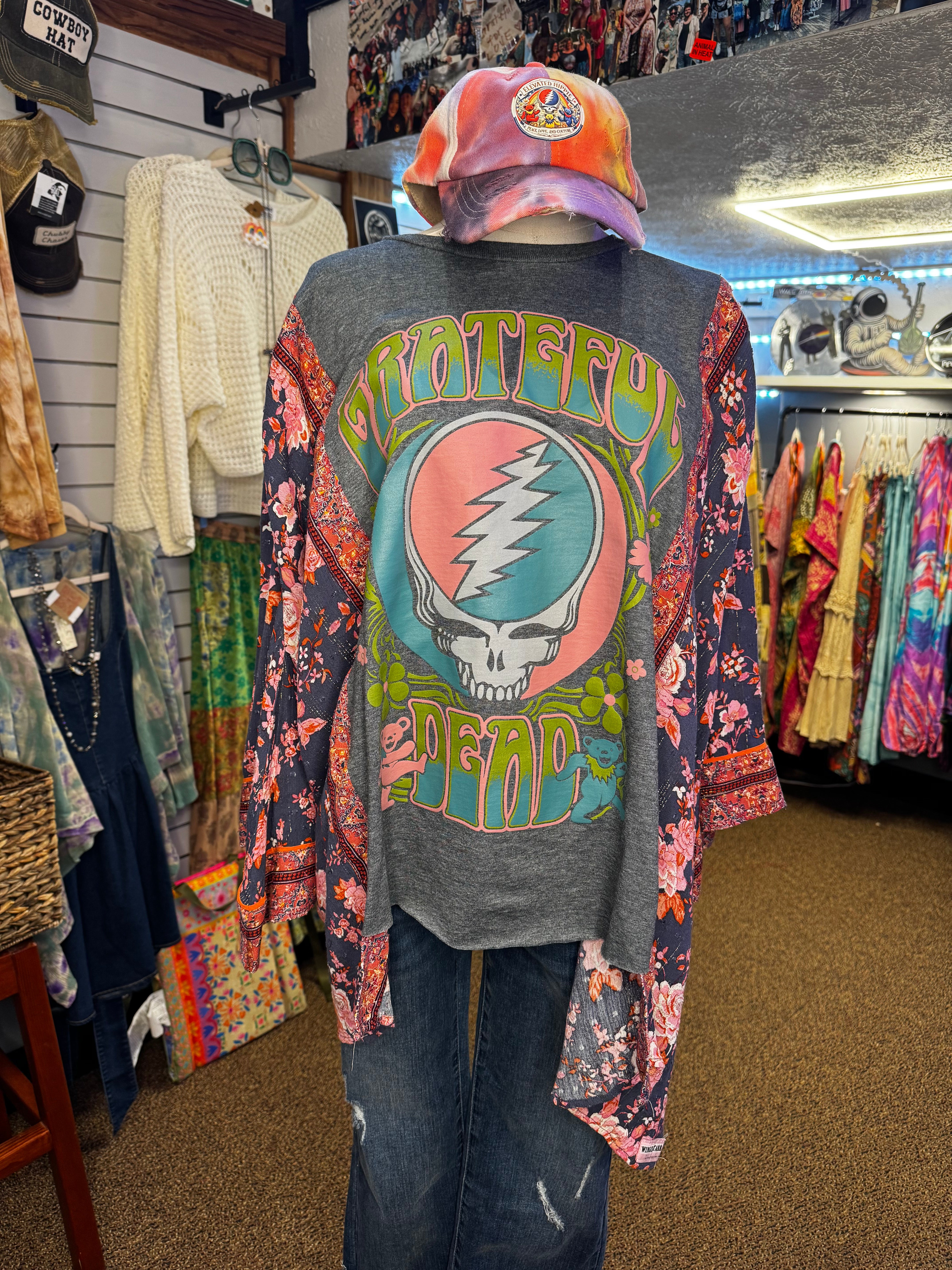 Wingostar Handmade Repurposed Shirts boho clothing, festival outfit, hippie style apparel | Elevated Hippie