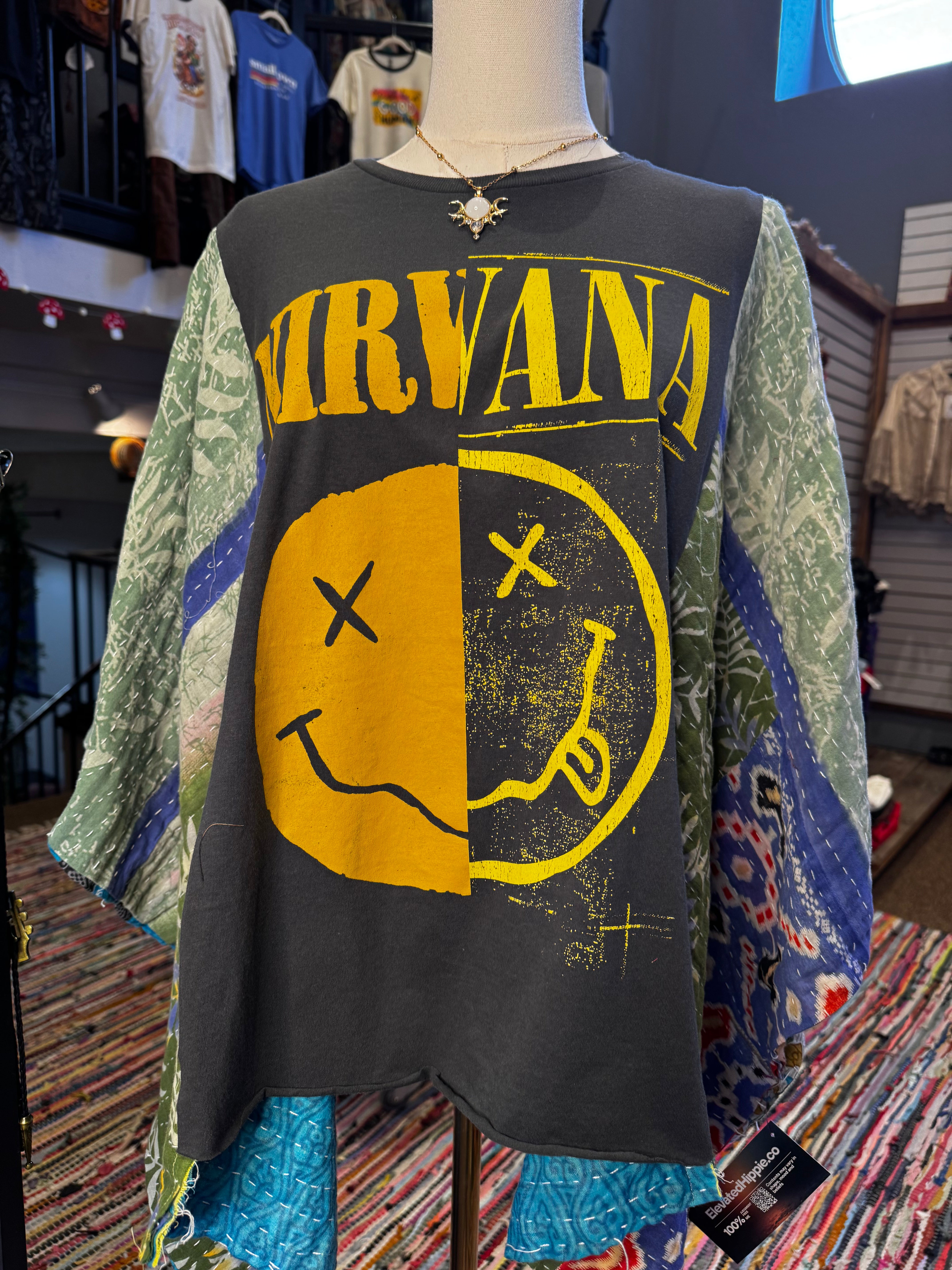 Wingostar Handmade Repurposed Shirts boho clothing, festival outfit, hippie style apparel | Elevated Hippie