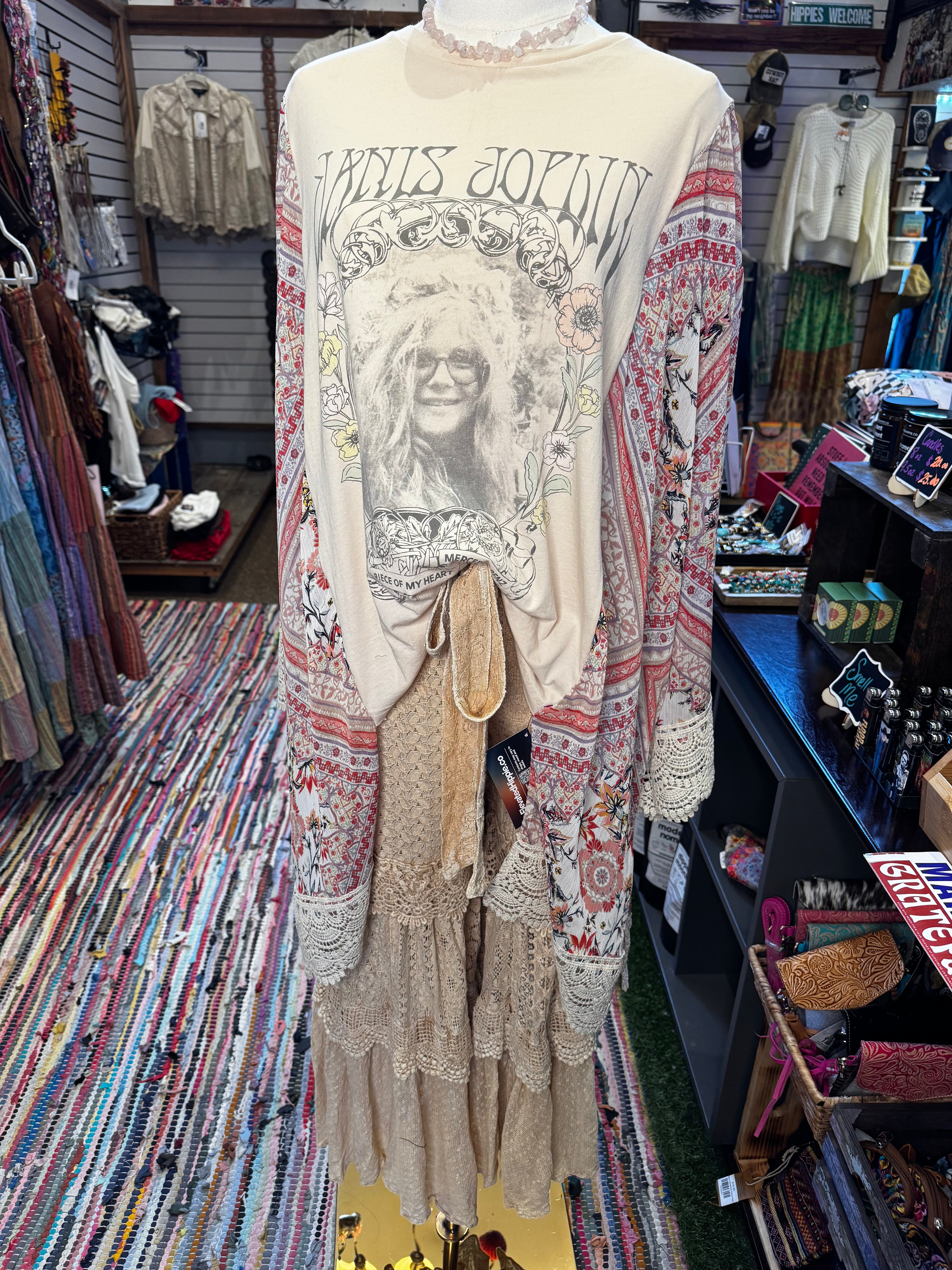 Wingostar Handmade Repurposed Shirts boho clothing, festival outfit, hippie style apparel | Elevated Hippie