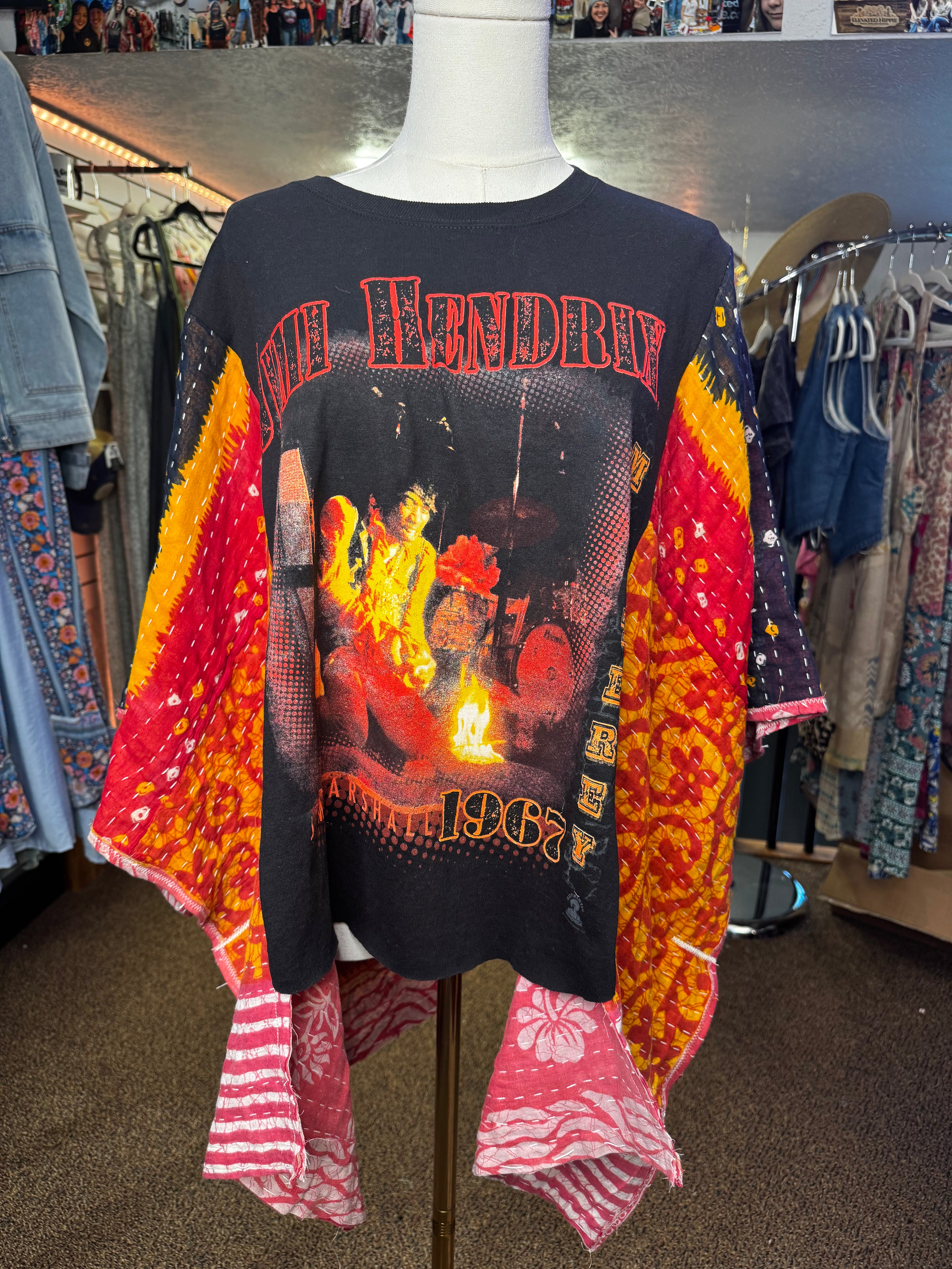 Wingostar Handmade Repurposed Shirts boho clothing, festival outfit, hippie style apparel | Elevated Hippie