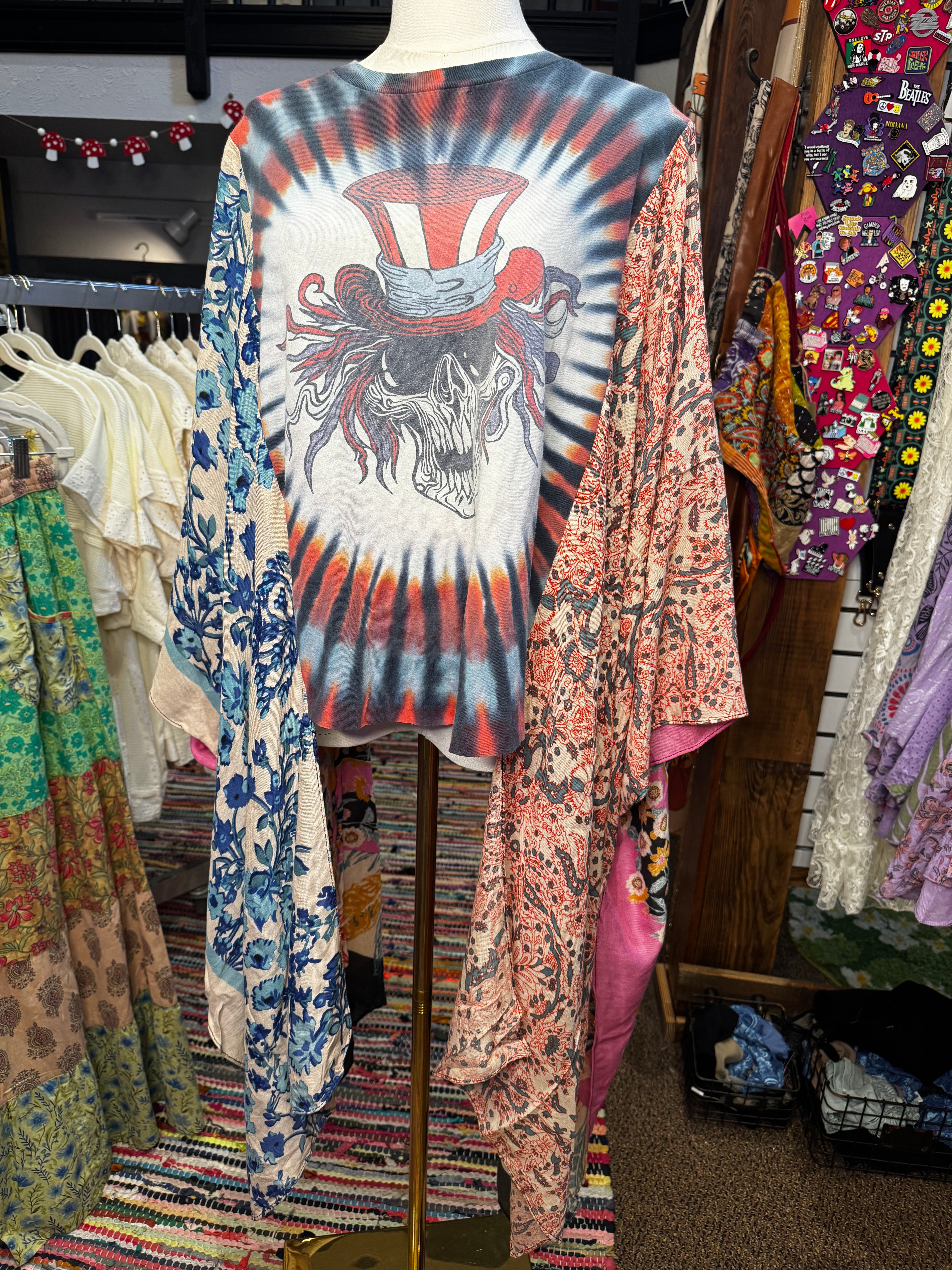 Wingostar Handmade Repurposed Shirts boho clothing, festival outfit, hippie style apparel | Elevated Hippie