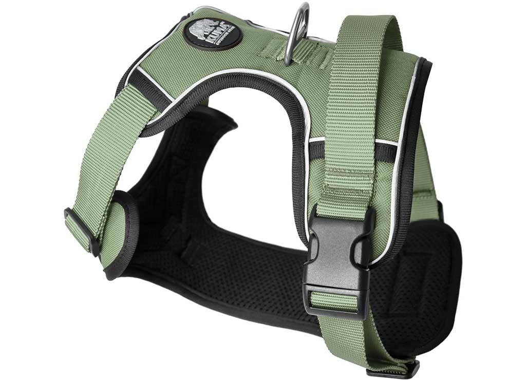 KUMA LAZY BEAR DOG Harness - Large - SAGE - image 1