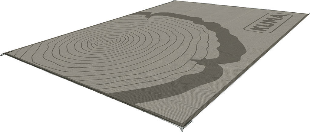 KUMA WOOD CHIP Ourdoor MAT - Khaki/brown - 9 X 12 FT - image 1