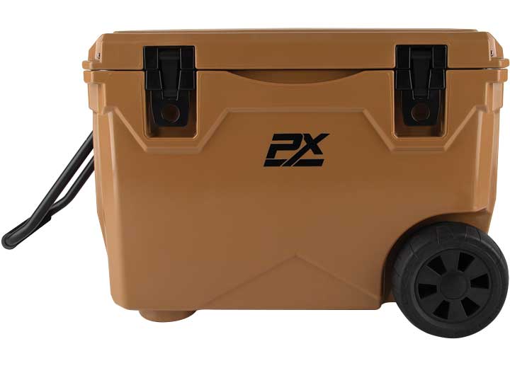 ProMaxx Automotive 50QT Sportsman Cooler with Wheels and Pull Handle Coffee - image 5