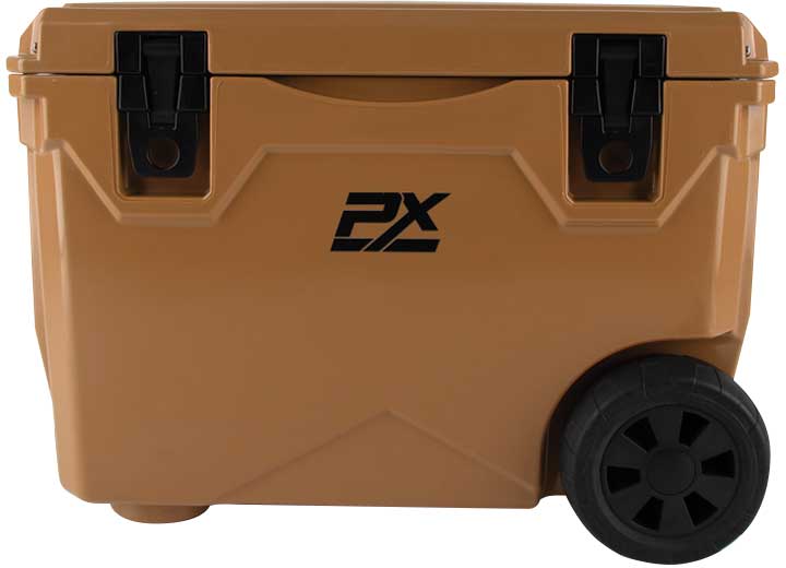 ProMaxx Automotive 50QT Sportsman Cooler with Wheels and Pull Handle Coffee - image 4