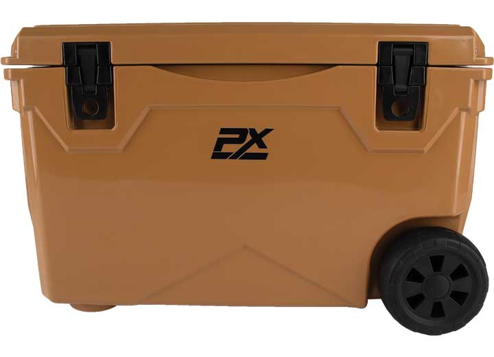 ProMaxx Automotive 75QT Sportsman Cooler with Wheels and Pull Handle Coffee - image 3