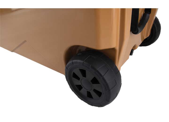 ProMaxx Automotive 75QT Sportsman Cooler with Wheels and Pull Handle Coffee - image 2