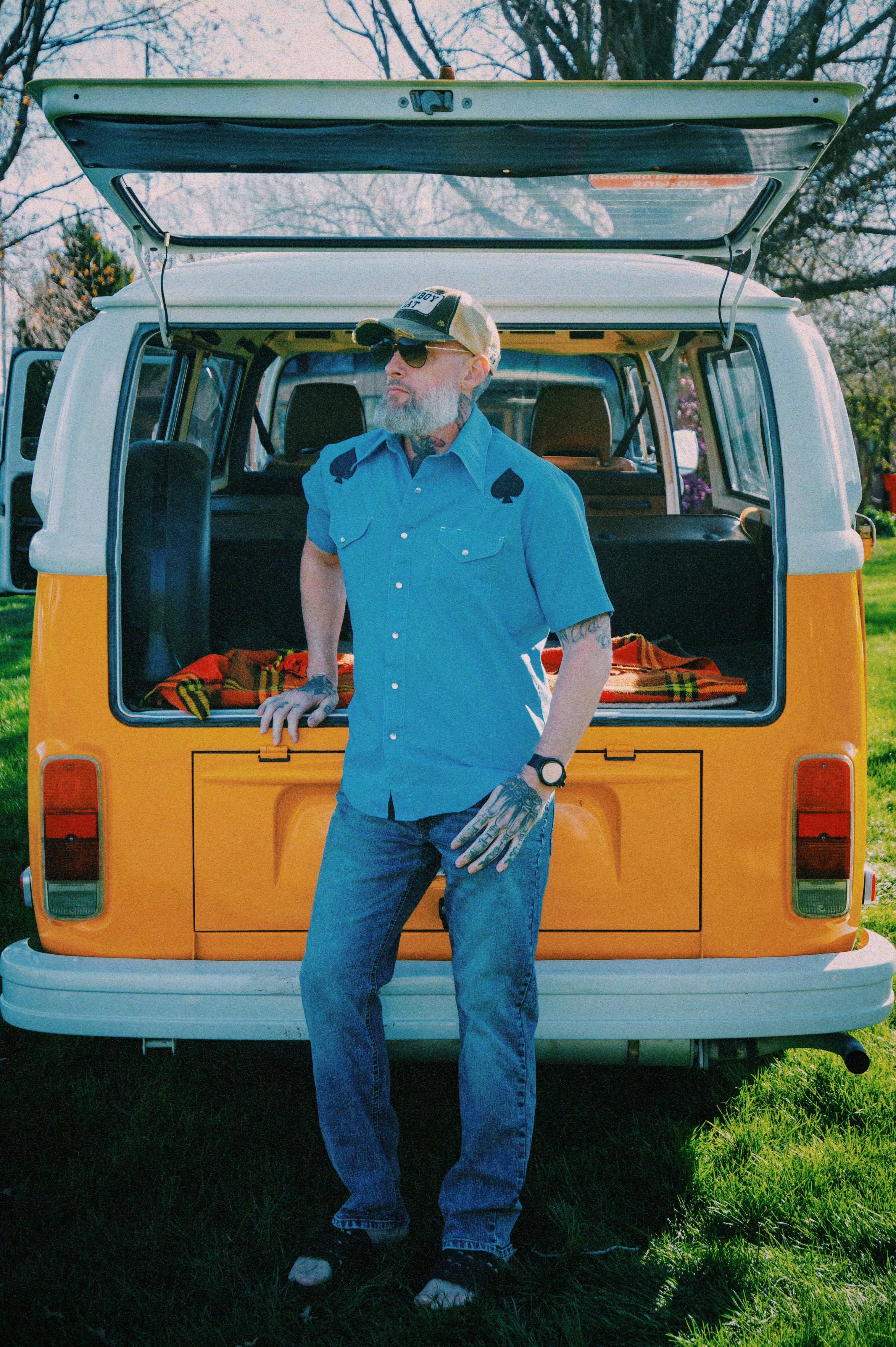 Ace of Spades Hand Embroidered Western Pearl Snap (Unisex) boho clothing, festival outfit, hippie style apparel | Elevated Hippie