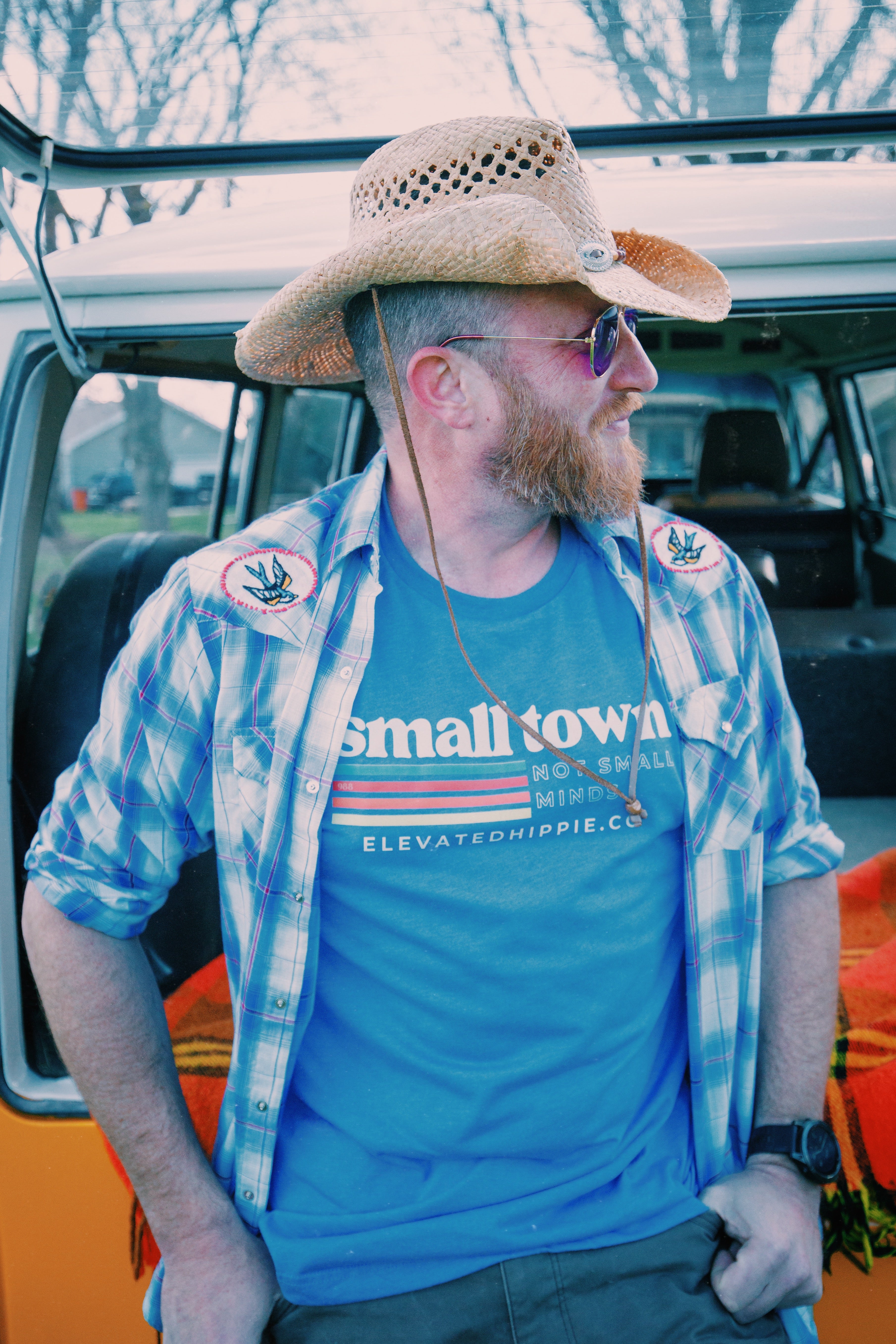 Hand stitched Embroidered Repurposed Pearl Snap Western Shirt boho clothing, festival outfit, hippie style apparel | Elevated Hippie