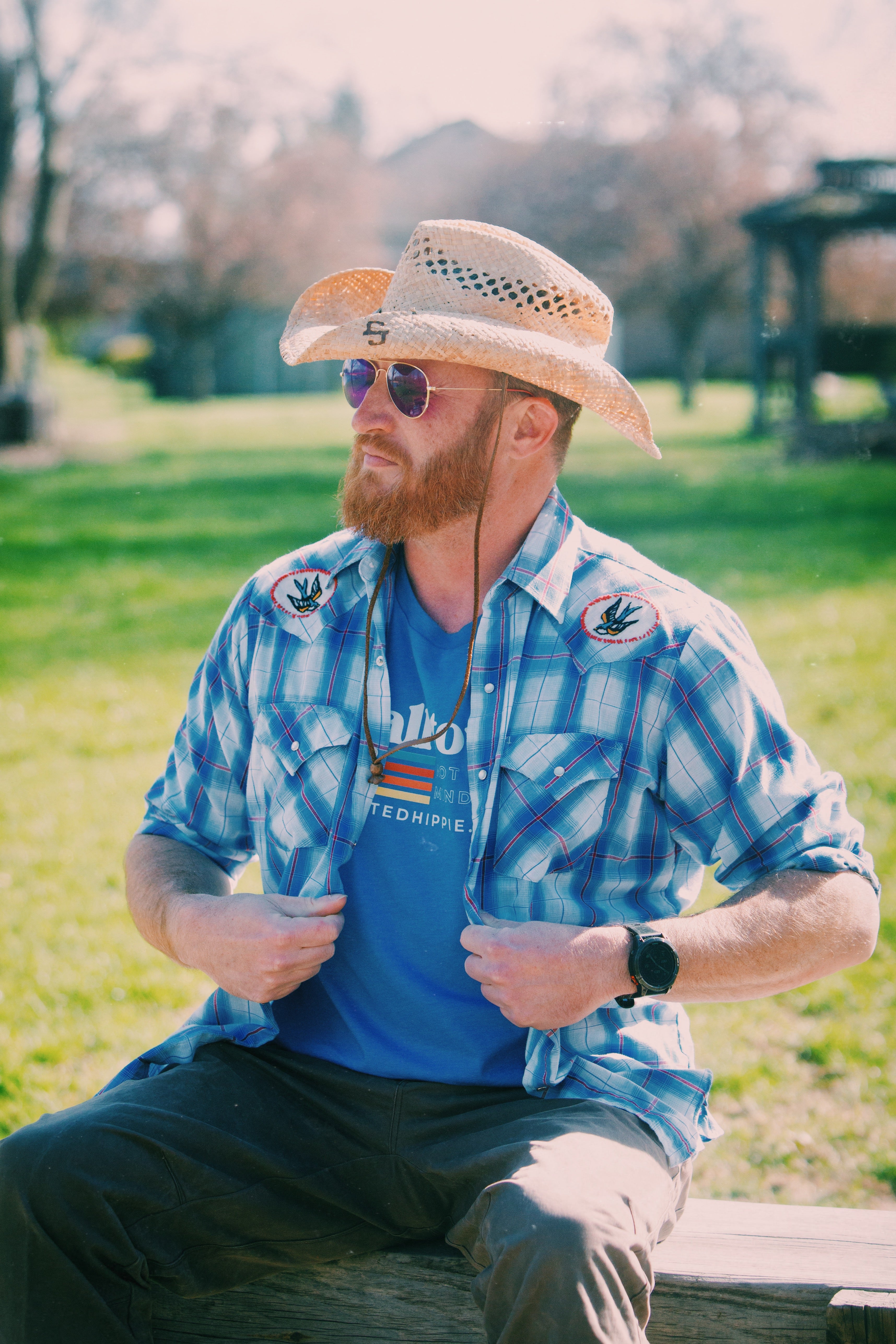 Hand stitched Embroidered Repurposed Pearl Snap Western Shirt boho clothing, festival outfit, hippie style apparel | Elevated Hippie