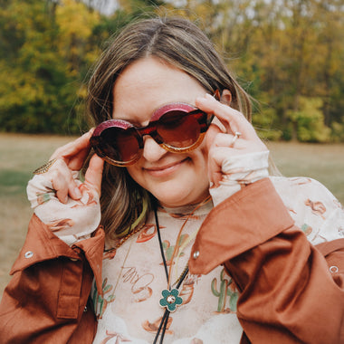 Sundown Suede Top — Boho Suede Snap-Front Pocket Shirt, Earthy Chic - The Elevated Hippie