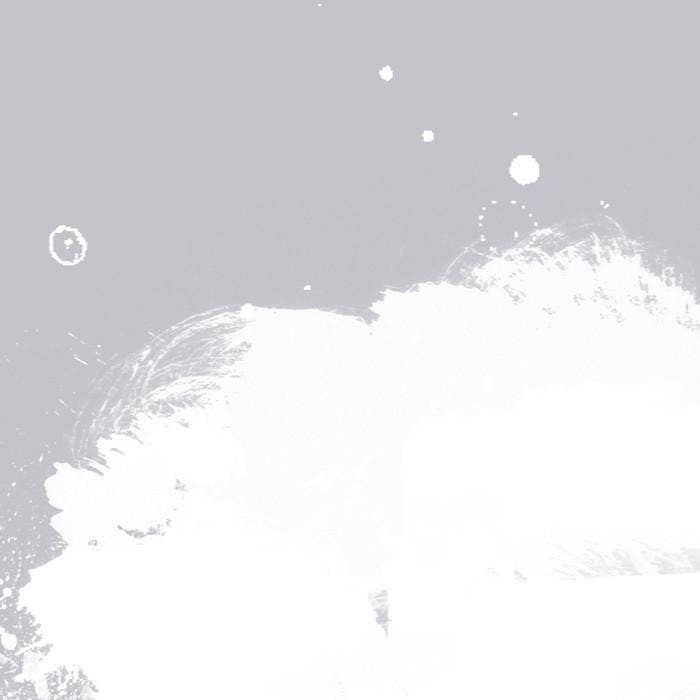 Close-up of hand-printed cloud texture detail on Cloud Factory t-shirt