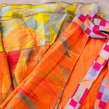 Reversible Wrap Silk Skirt – Handcrafted from Recycled Saris - The Elevated Hippie